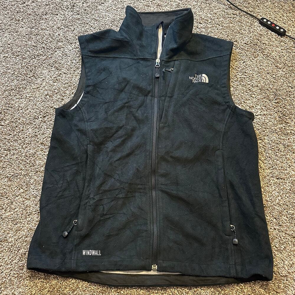 THE NORTH FACE Men's Windwall Fleece Vest Size M In Black